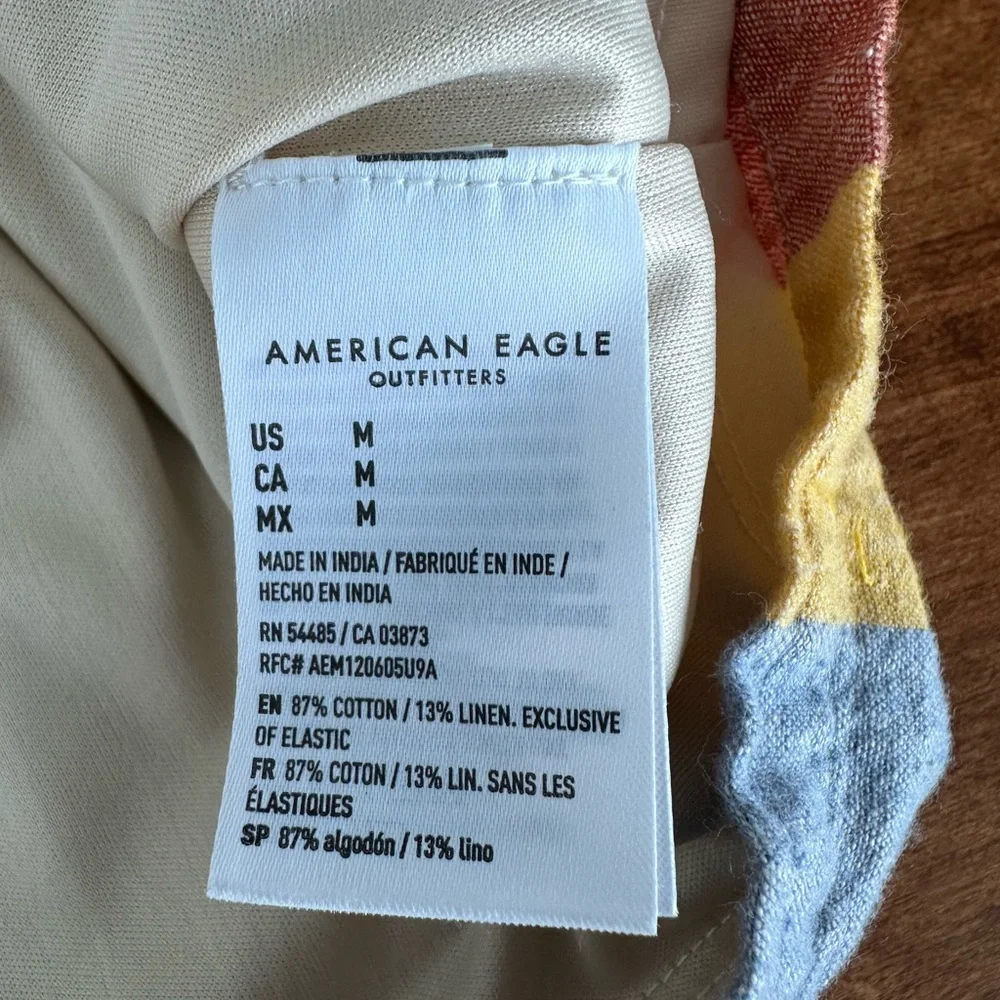 America Eagle Striped Mini Dress with Pockets - Picture 4 of 4